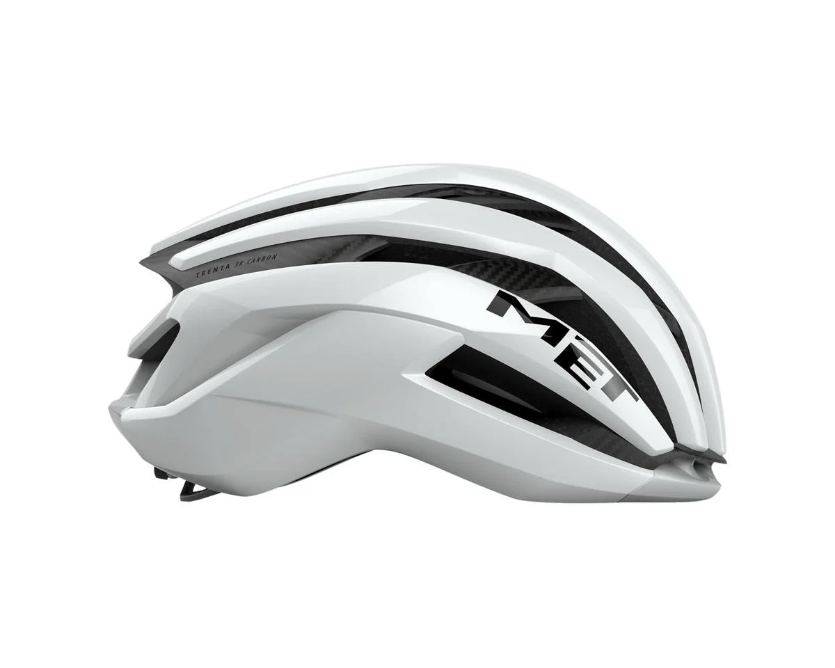Met Trenta 3K Carbon MIPS Road Helmet (White Gloss) (S) - view 3